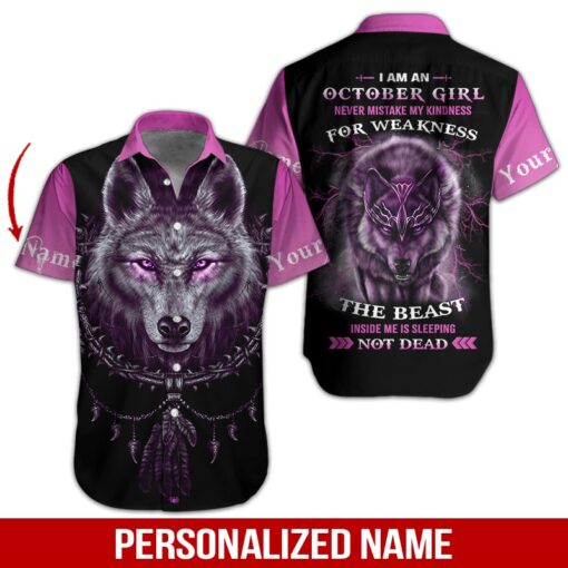 October Girl Custom Hawaiian Shirt | For Men & Women | HN3515