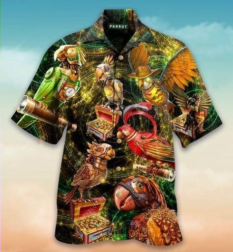 Parrot Hawaiian Shirt | For Men & Women | HW3357