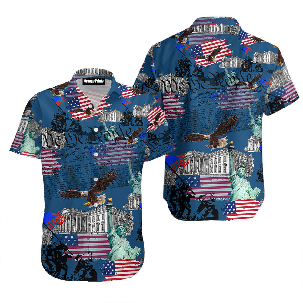 Patriotic Hawaiian Shirt | For Men & Women | HW5709