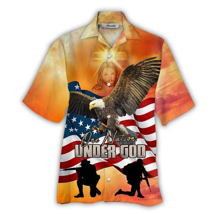 Patriotic Hawaiian Shirt | For Men & Women | HW5721