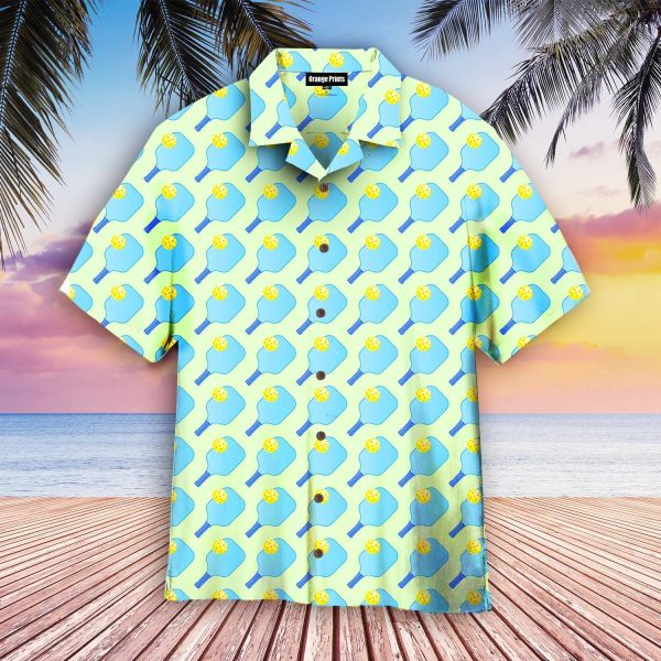 Pickleball Blue Nature Hawaiian Shirt | For Men & Women | WT6507