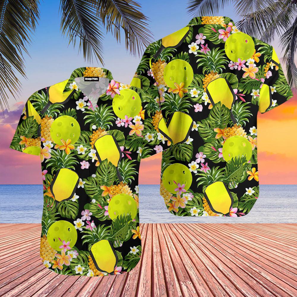 Pickleball Tropical Hawaiian Shirt | For Men & Women | WT2063