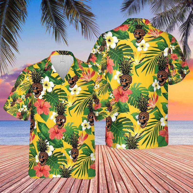 Pineapple Tropical Hawaiian Shirt | For Men & Women | HW7375