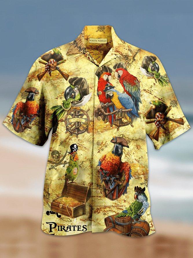 Pirate Parrots Hawaiian Shirt | For Men & Women | HW4598