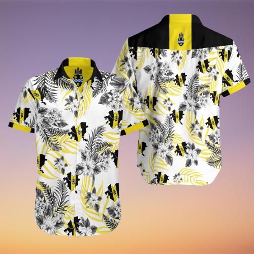 Pittsburgh Proud Aloha Hawaiian Shirt | For Men & Women | HW9392
