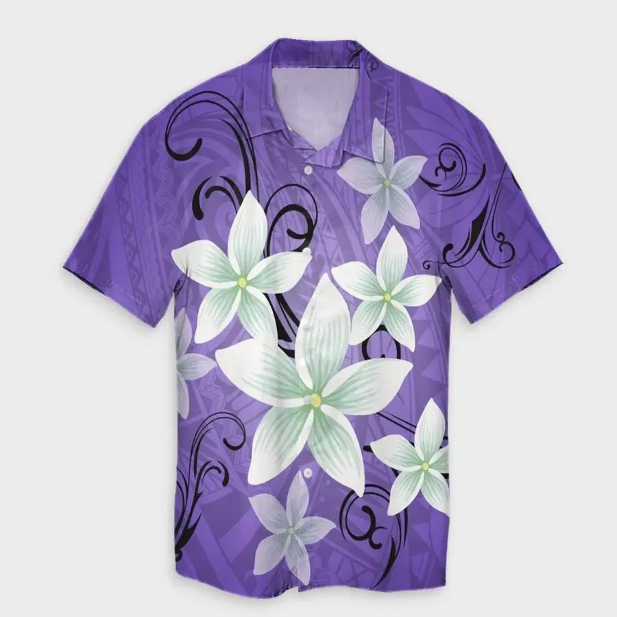 Plumeria Polynesian Hawaiian Shirt | For Men & Women | HW6802