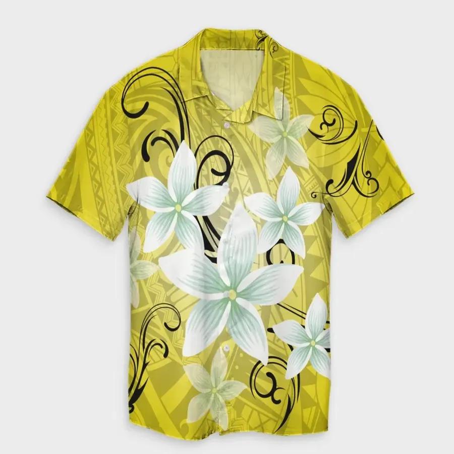Plumeria Polynesian Hawaiian Shirt | For Men & Women | HW6860