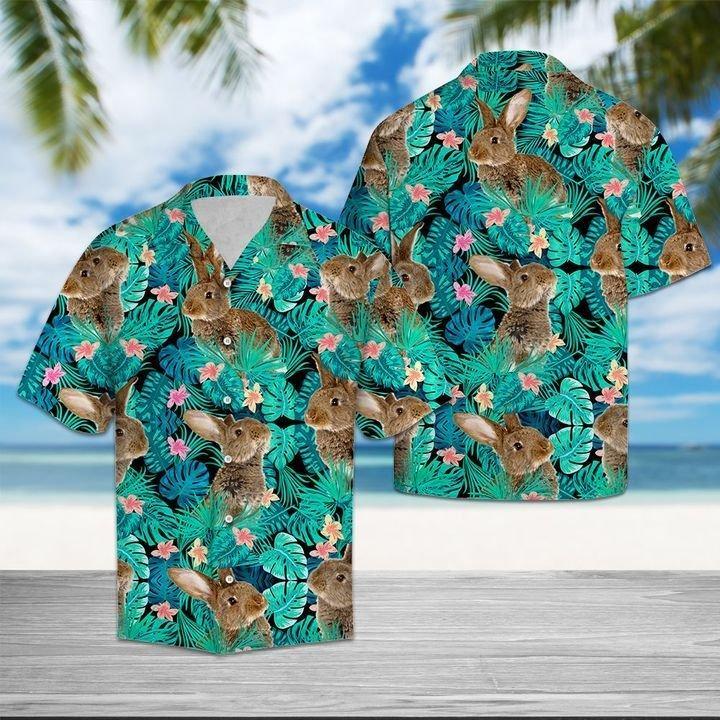 Rabbit Tropical Hawaiian Shirt | For Men & Women | HW1581