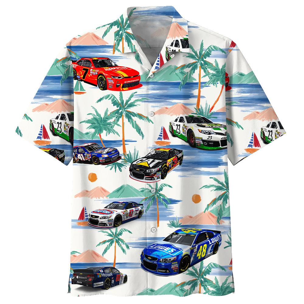 Racing Car Colorful Hawaiian Shirt | For Men & Women | HW7903