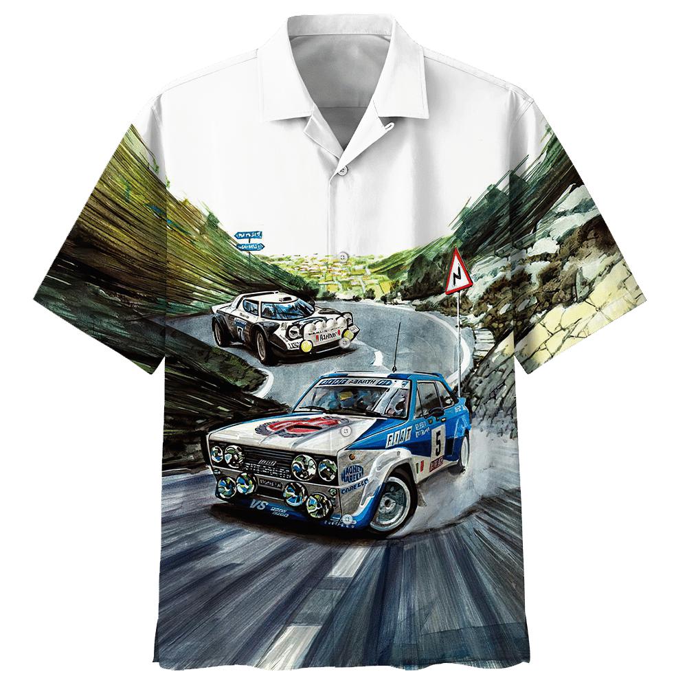Racing Car Colorful Hawaiian Shirt | For Men & Women | HW7905