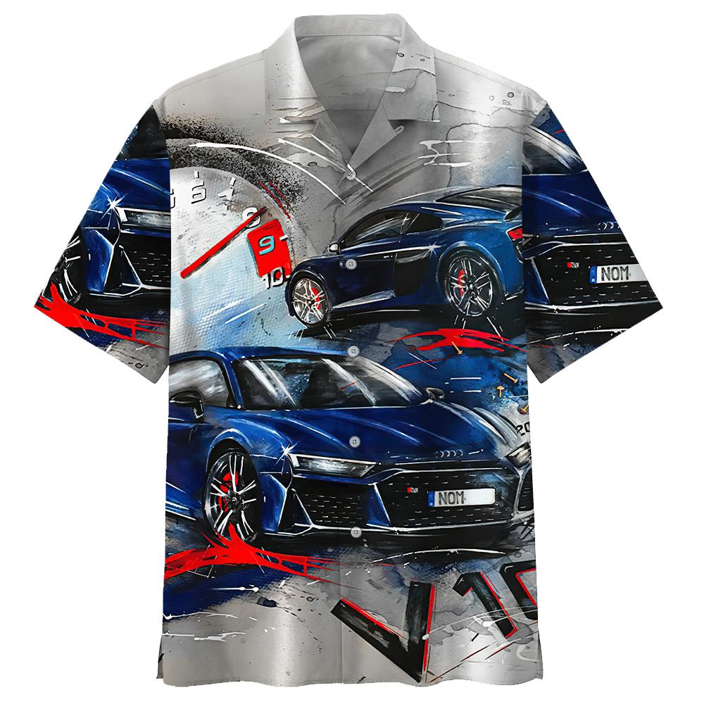 Racing Car Colorful Hawaiian Shirt | For Men & Women | HW7921