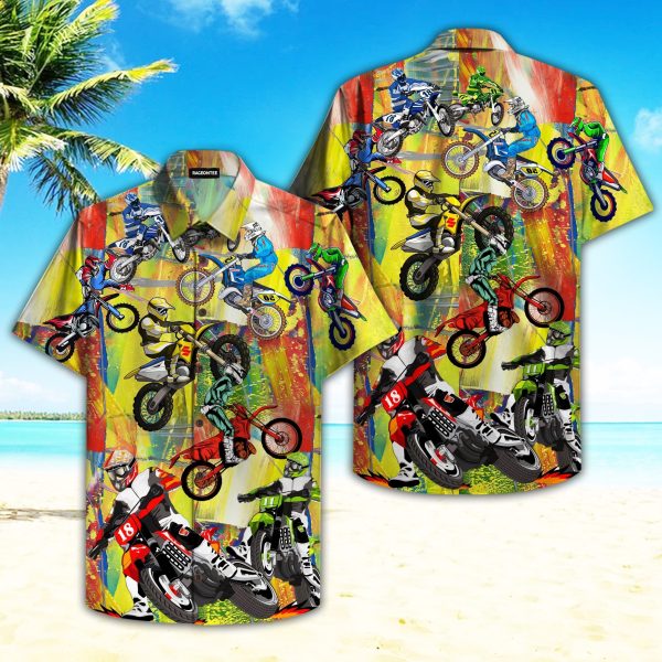 Racing Motocross Lover Hawaiian Shirt | For Men & Women | HW4756