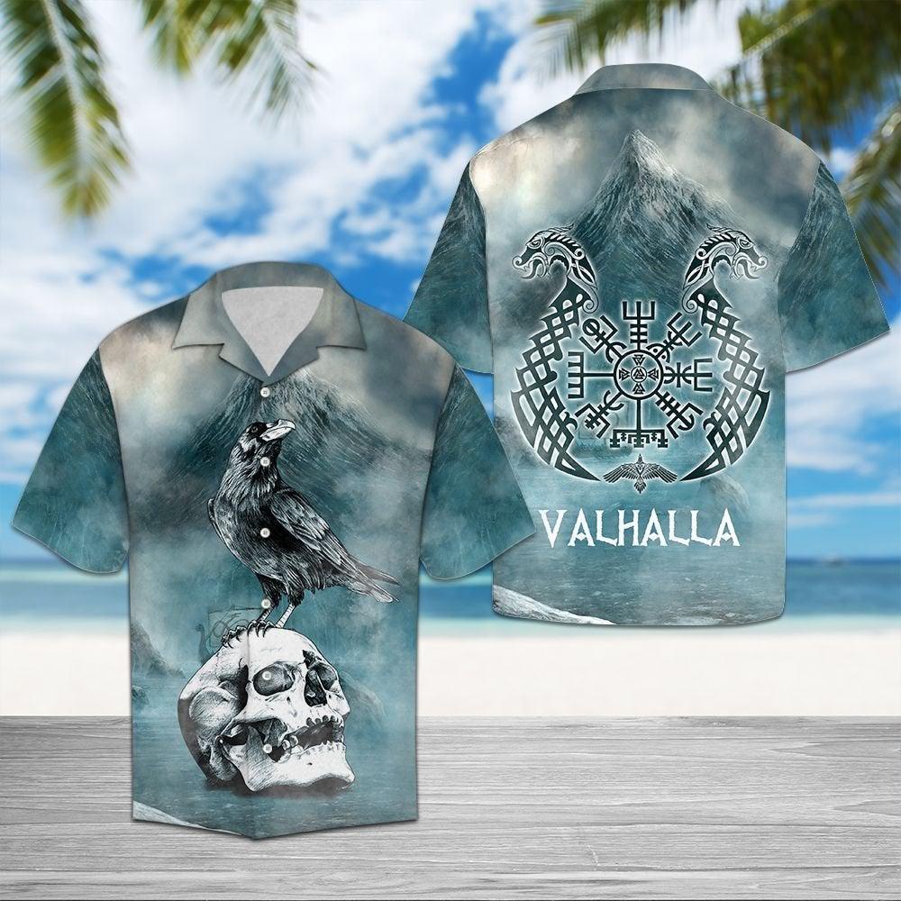 Raven Viking Hawaiian Shirt | For Men & Women | HL1464