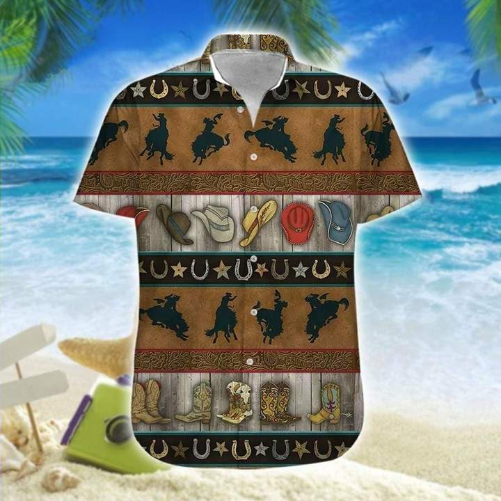 Rodeo Cowboys Life Hawaiian Shirt | For Men & Women | HW5100