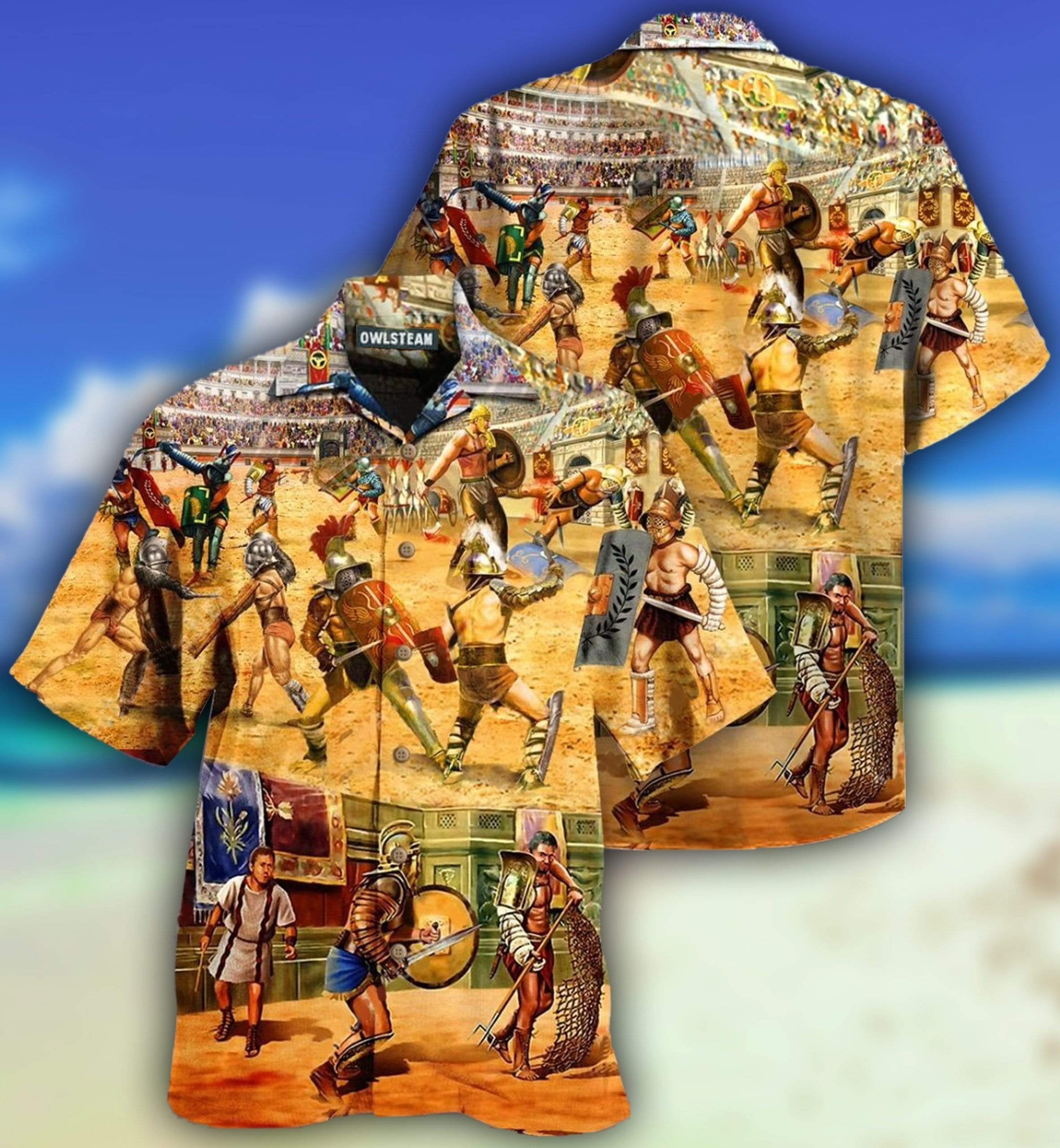 Rome Be A Warrior Hawaiian Shirt | For Men & Women | HW7442
