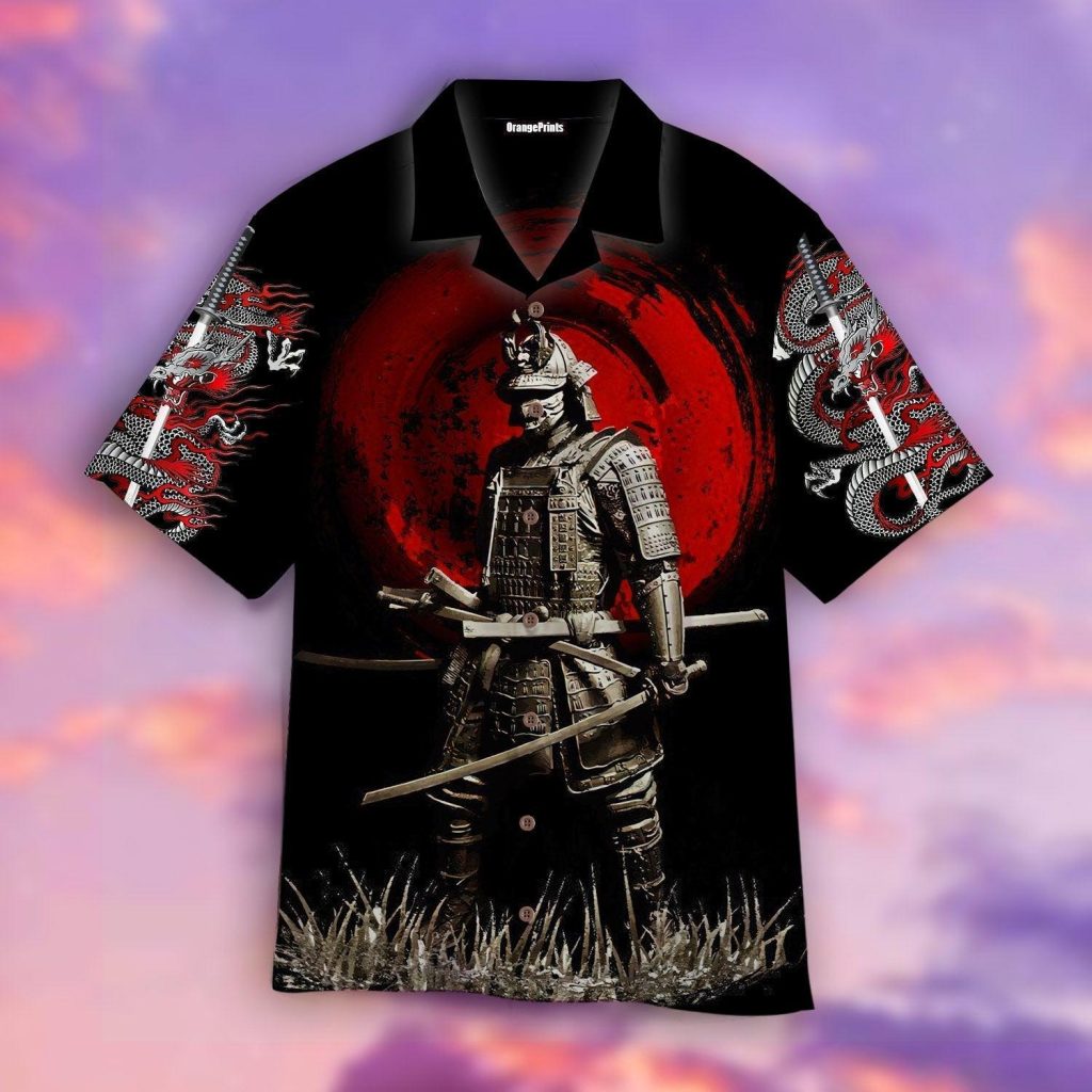 Samurai Tattoo Hawaiian Shirt | For Men & Women | WT5095
