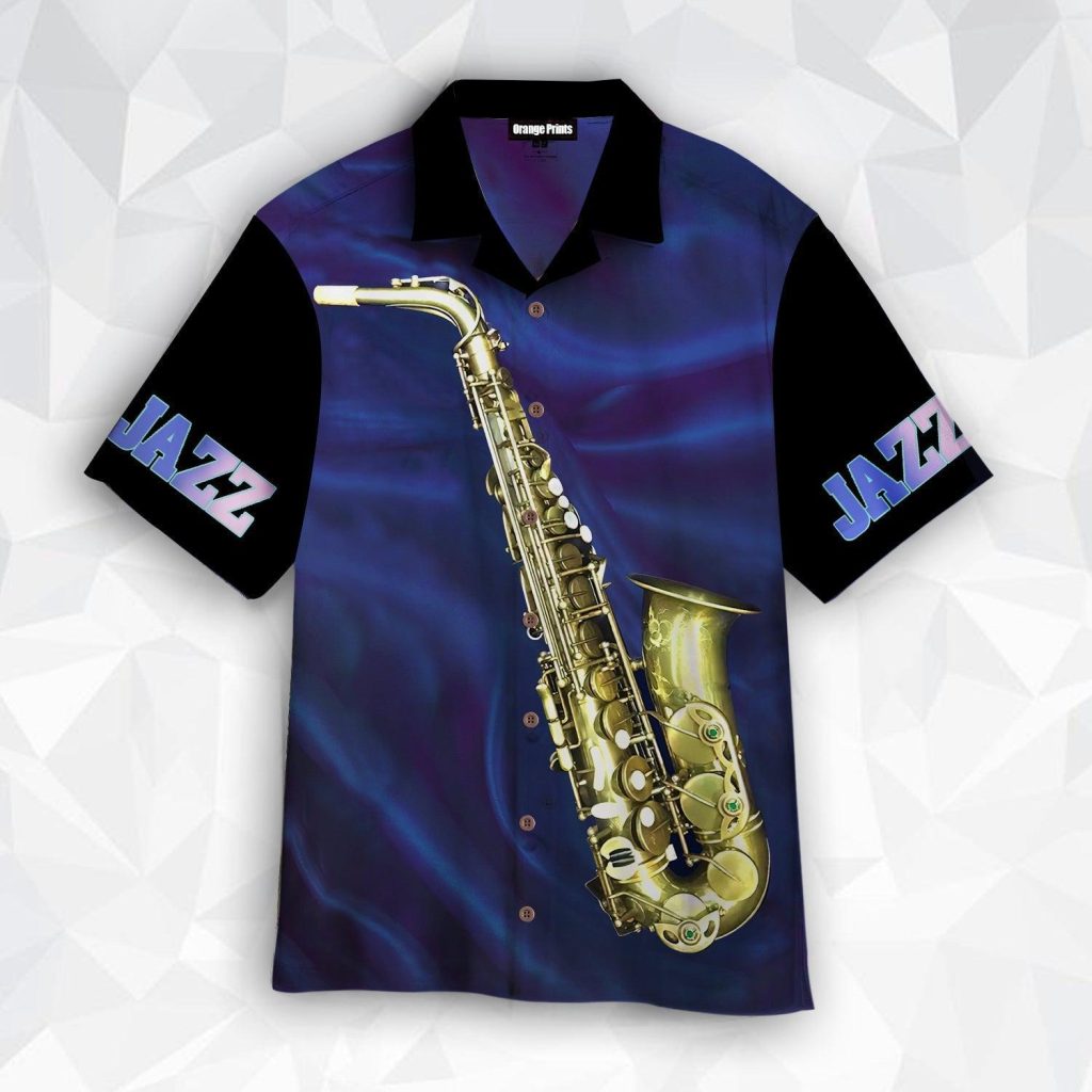 Saxophone Hawaiian Shirt | For Men & Women | WT6003