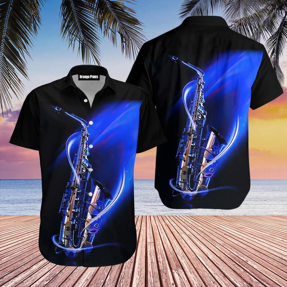 Saxophone Hawaiian Shirt | For Men & Women | WT6563