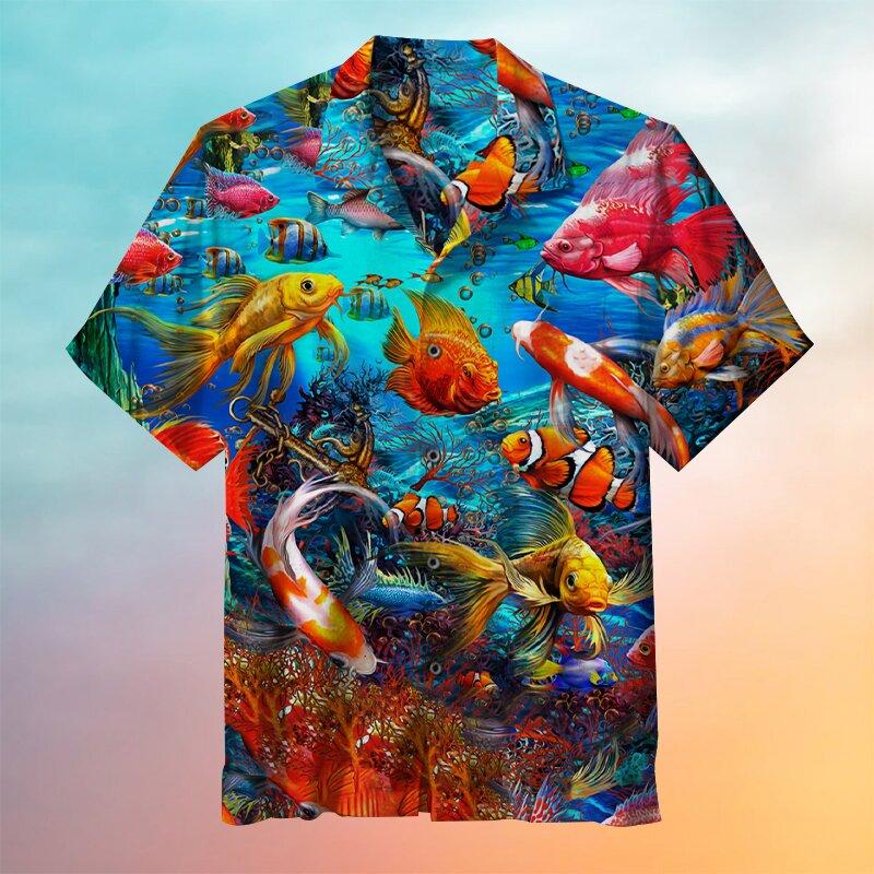 Sea World Goldfish Hawaiian Shirt | For Men & Women | HW6718