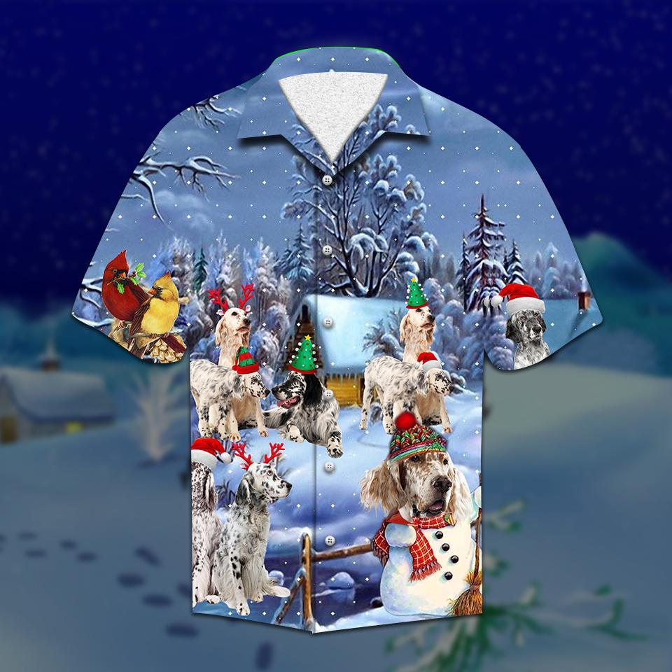 Setter Christmas Hawaiian Shirt | For Men & Women | HW2082