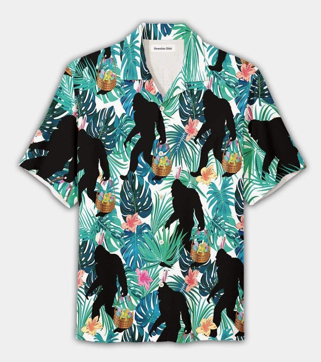 Simple Bunny Bigfoot Hawaiian Shirt | For Men & Women | HW9972