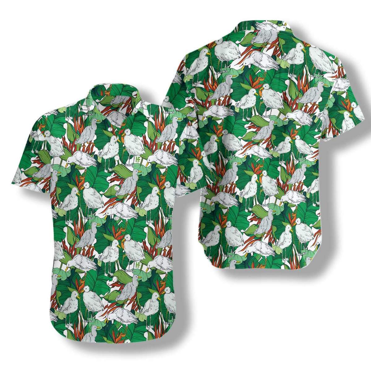 Sky Bird Seagull Hawaiian Shirt | For Men & Women | HW7182
