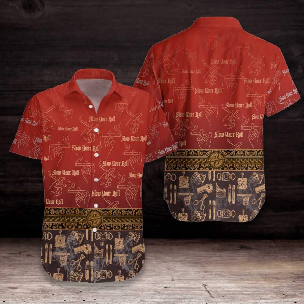 Slow Your Roll Pattern Hawaiian Shirt | For Men & Women | HW2610