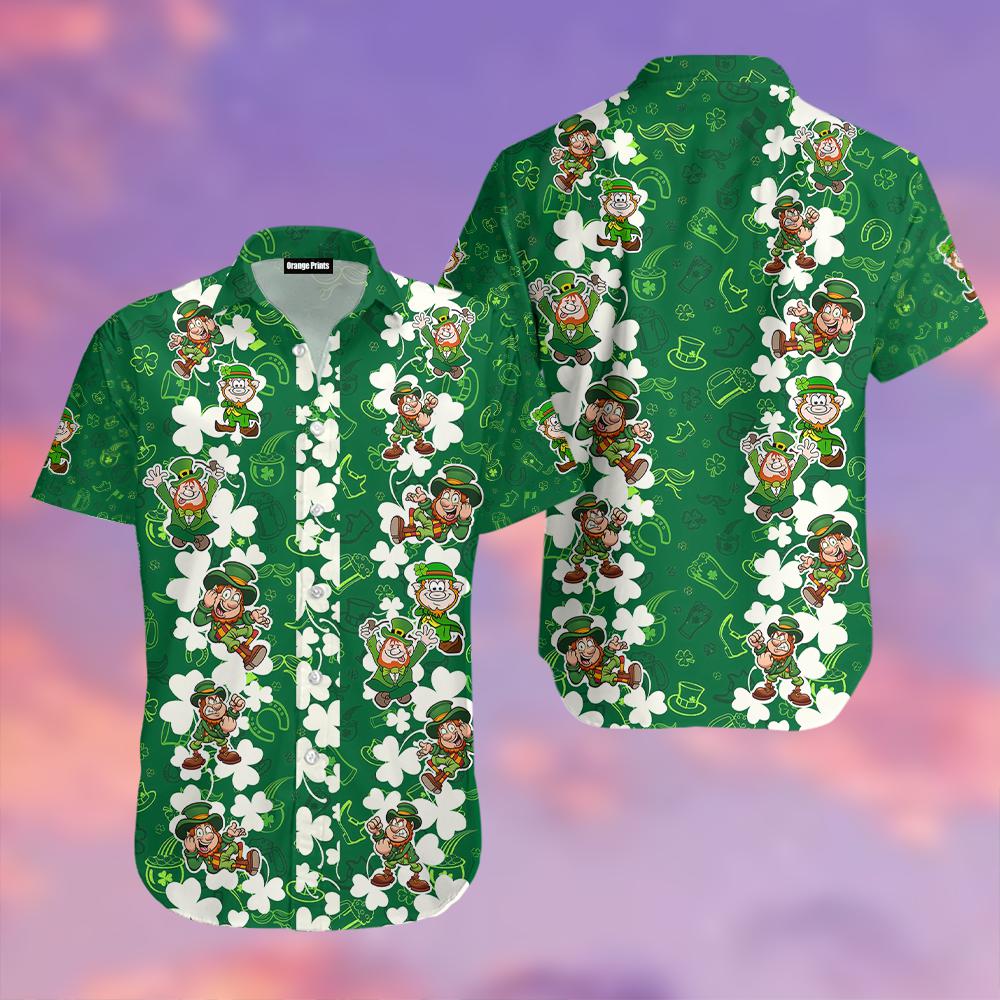 St Patricks Day Hawaiian Shirt | For Men & Women | WT1361