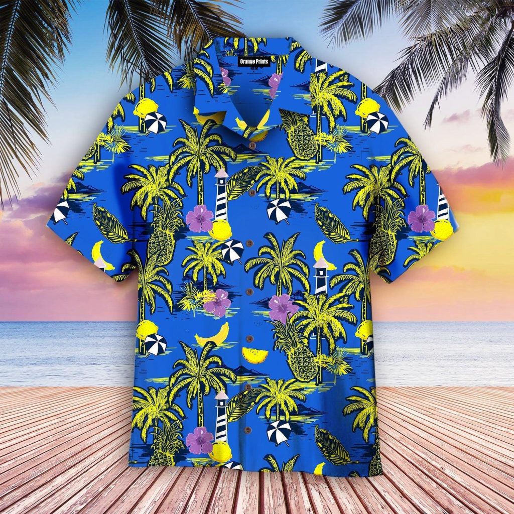 Summer Bright Island Hawaiian Shirt | For Men & Women | WT2066