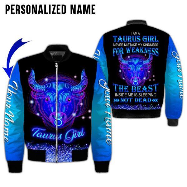 Taurus Girl Custom Name All Over Print | For Men & Women | CN2534