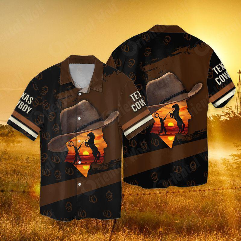 Texas Cowboy Hawaiian Shirt | For Men & Women | HL2852