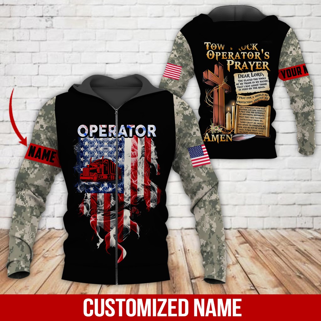 Text Trucker Uniform Custom Name All Over Print | For Men & Women | CN4852