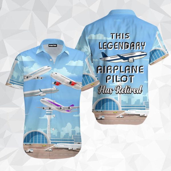 This Legendary Airplane Pilot Has Retired Hawaiian Shirt | For Men & Women | WT9036