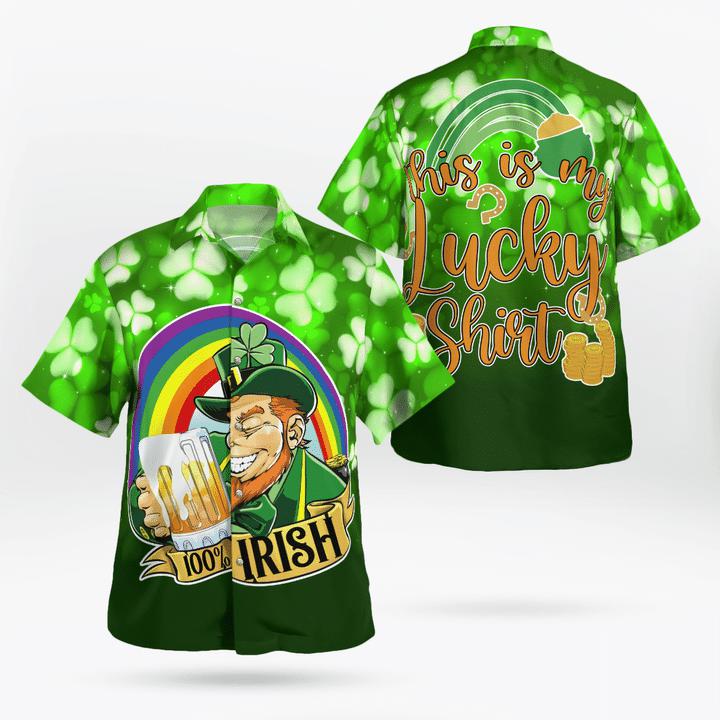 This is My Lucky Happy Patricks Day Irish Hawaiian Shirt | For Men &amp; Women | HL1522