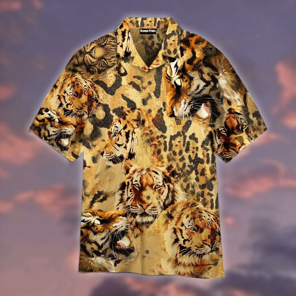 Tiger Vintage Hawaiian Shirt | For Men & Women | HW2664