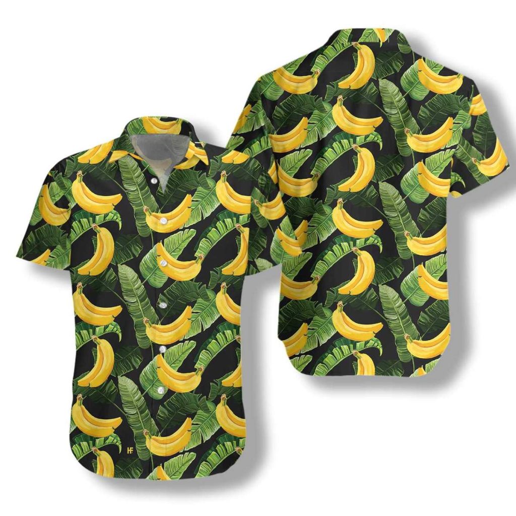Tropical Banana Leaves And Banana Hawaiian Shirt | For Men & Women | HW9928