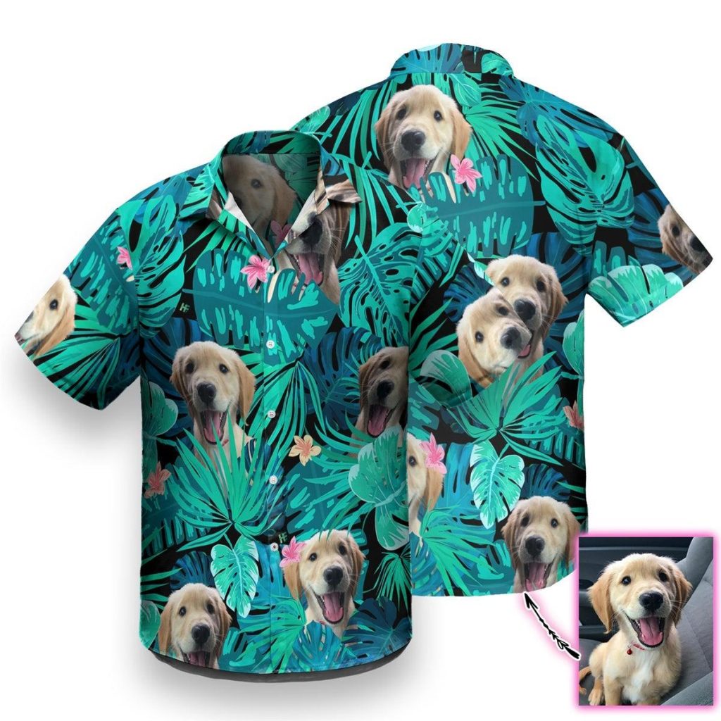 Tropical Dog Custom Hawaiian Shirt | For Men & Women | HWP1020