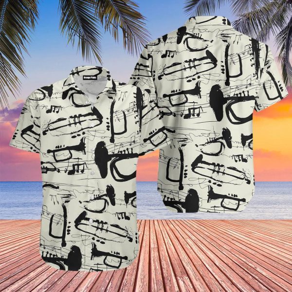 Trumpet Hawaiian Shirt | For Men & Women | HL2875