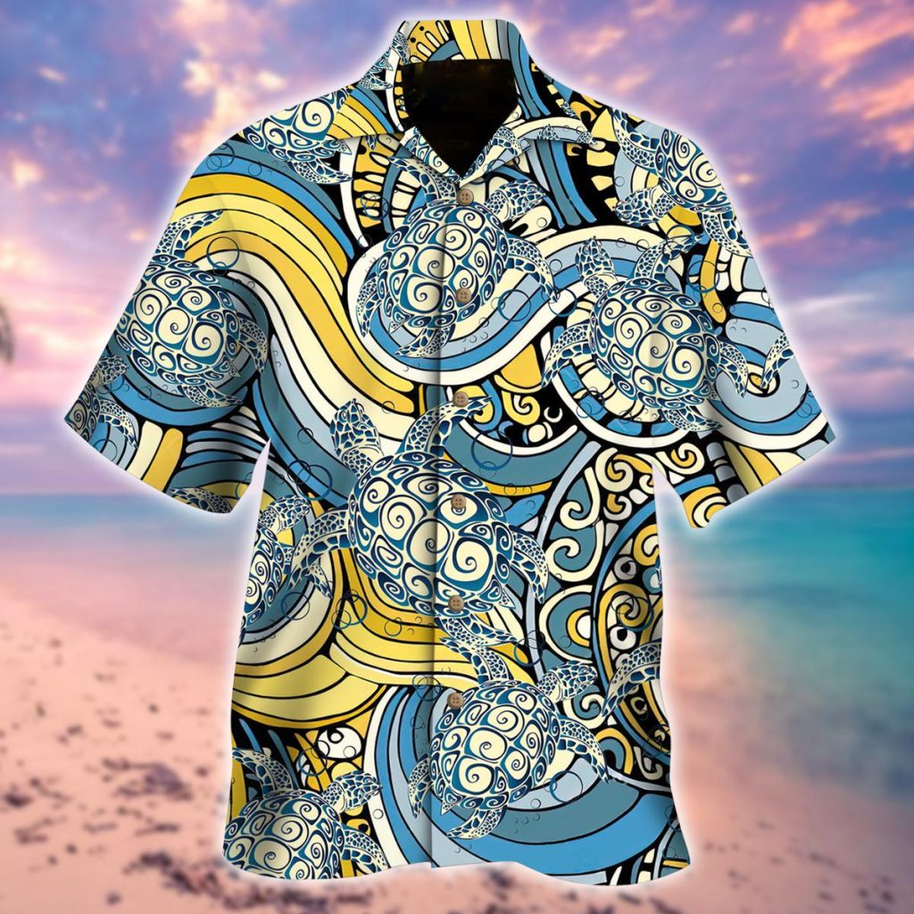 Turtle Blue Hawaiian Shirt | For Men & Women | HW6618