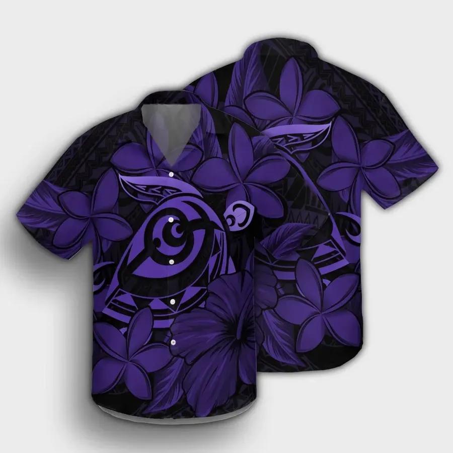 Turtle Hibiscus Plumeria Kanaka Polynesian Hawaiian Shirt | For Men & Women | HW6817