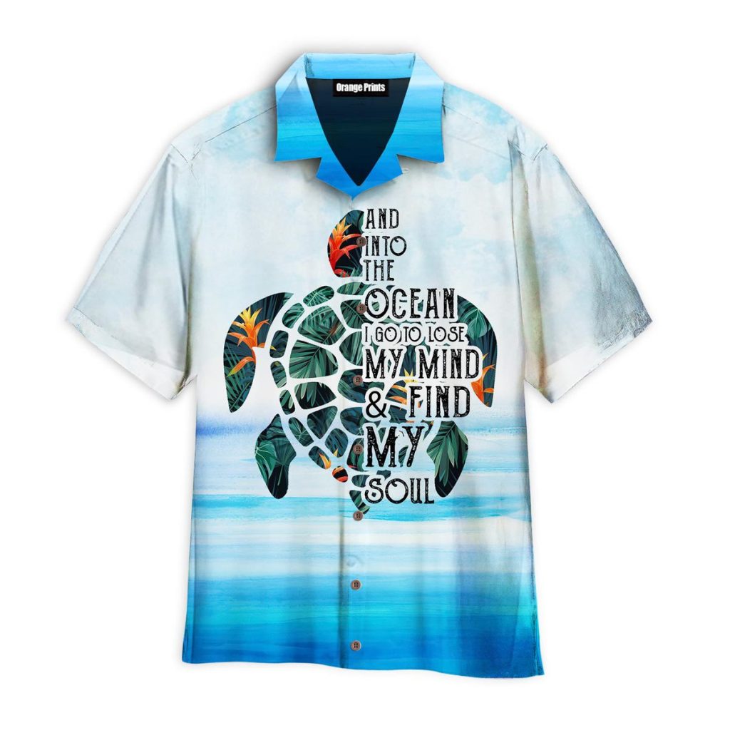 Turtle In The Ocean Hawaiian Shirt | For Men & Women | HW4231
