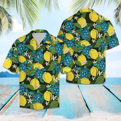 Turtle Lemons Hawaiian Shirt | For Men & Women | HL1576