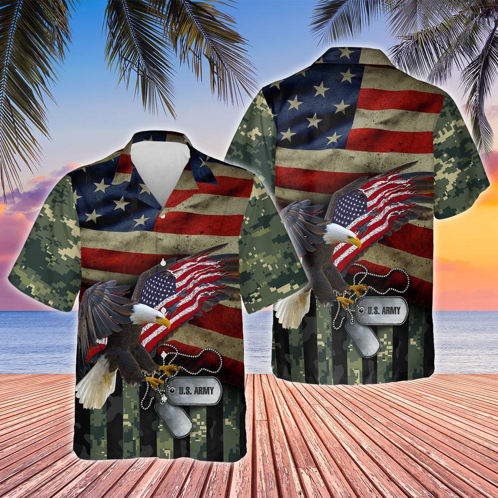US Army Hawaiian Shirt | For Men & Women | HW8073