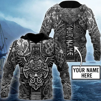 Viking Hoodie Custom Name  All Over Print | For Men & Women | CN2642