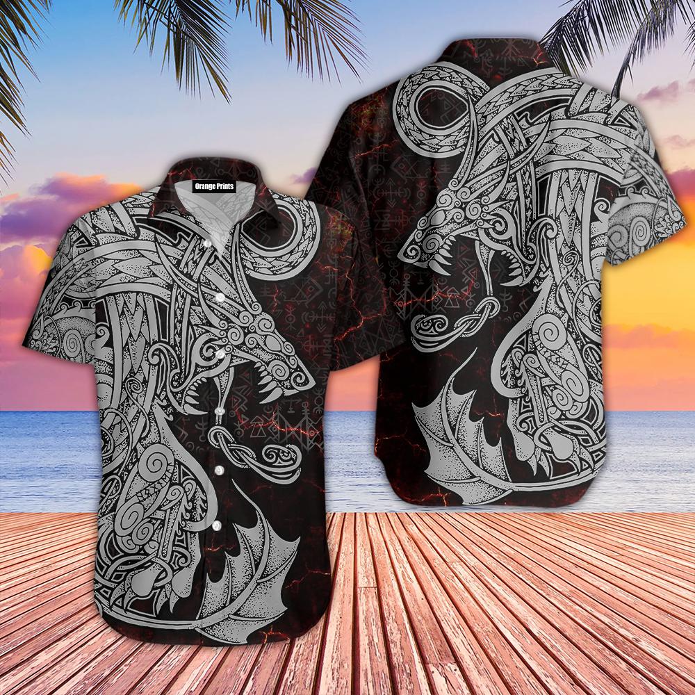 Viking Dragon Hawaiian Shirt | For Men & Women | WT6212