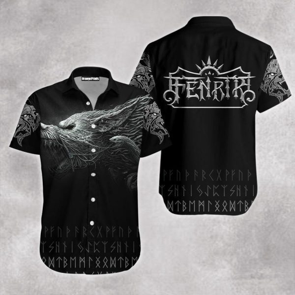 Viking Fenrir Hawaiian Shirt | For Men & Women | WT5227
