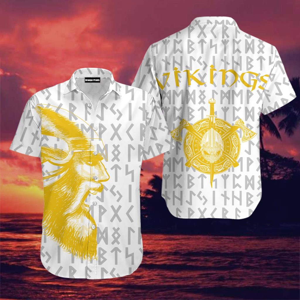 Vikings Warrior Hawaiian Shirt | For Men & Women | WT5232