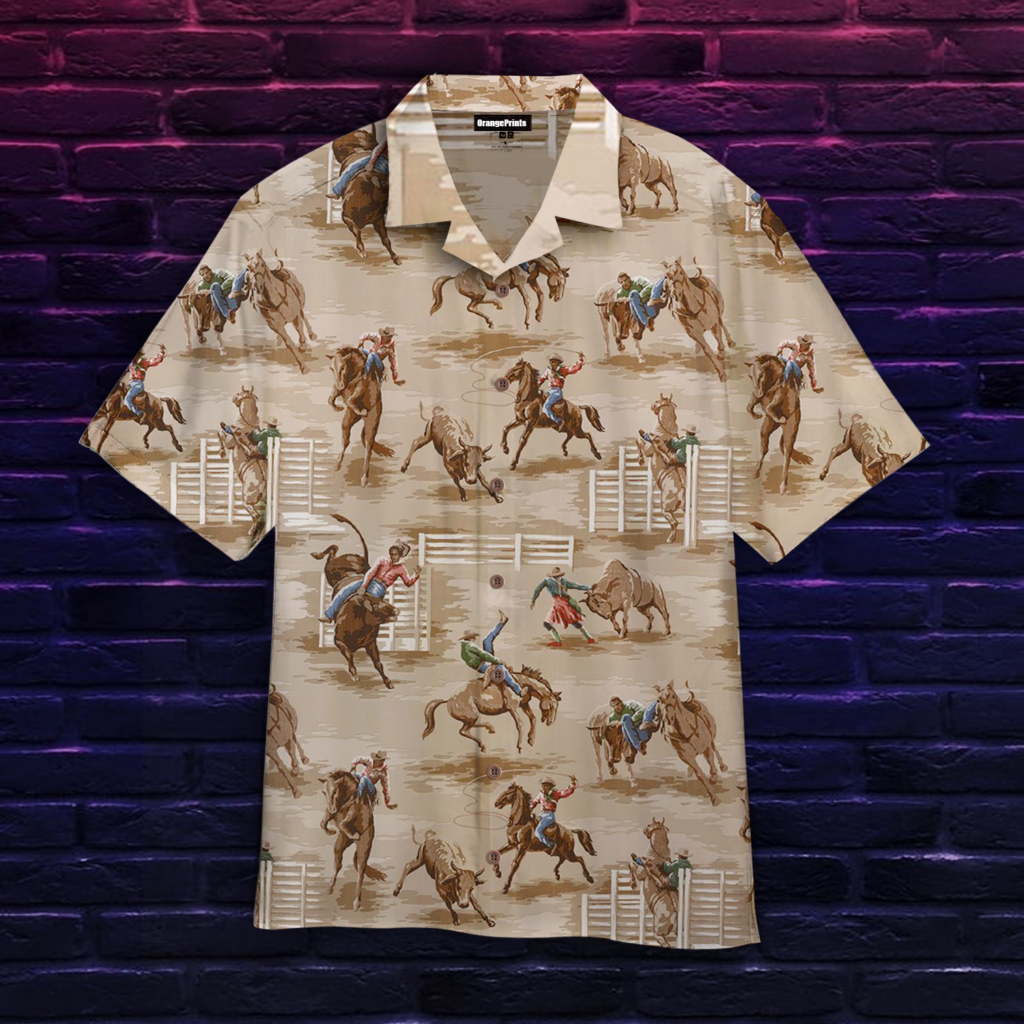 Vintage Cowboy Hawaiian Shirt | For Men & Women | HW5536