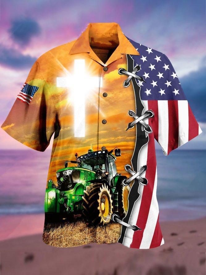 Vintage USA Farmer Hawaiian Shirt | For Men & Women | HW2371
