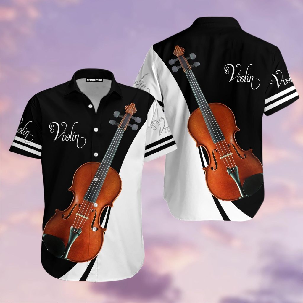 Violin Music Hawaiian Shirt | For Men & Women | WT5314